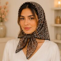 مینی اسکارف طرح پلنگی